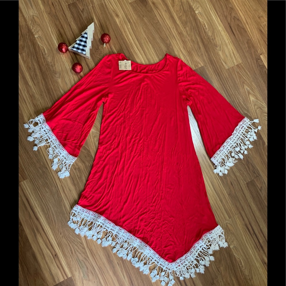 Red Lace boutique dress